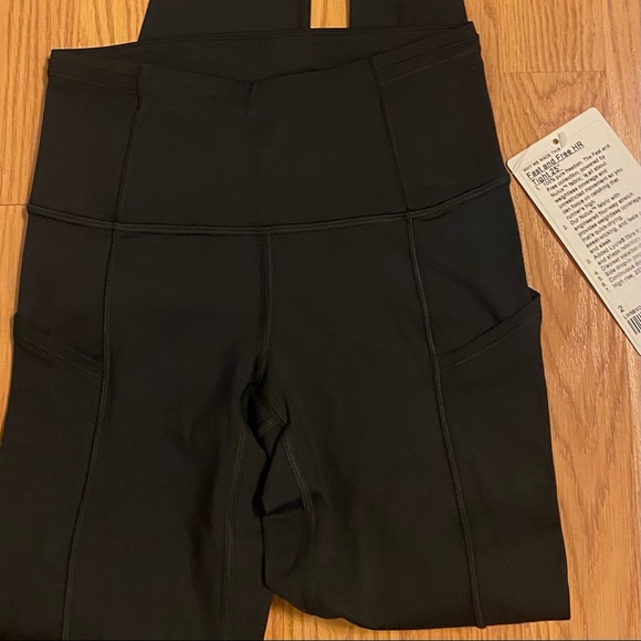 NWT- Lululemon Fast and free HR tight 25” - Picture 5 of 5